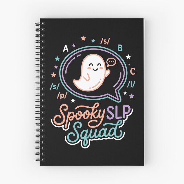 Item preview, Spooky SLP Squad Speech Language Pathologist Ghost Halloween designed and sold by TeNovaStudio ⭐⭐⭐⭐⭐.