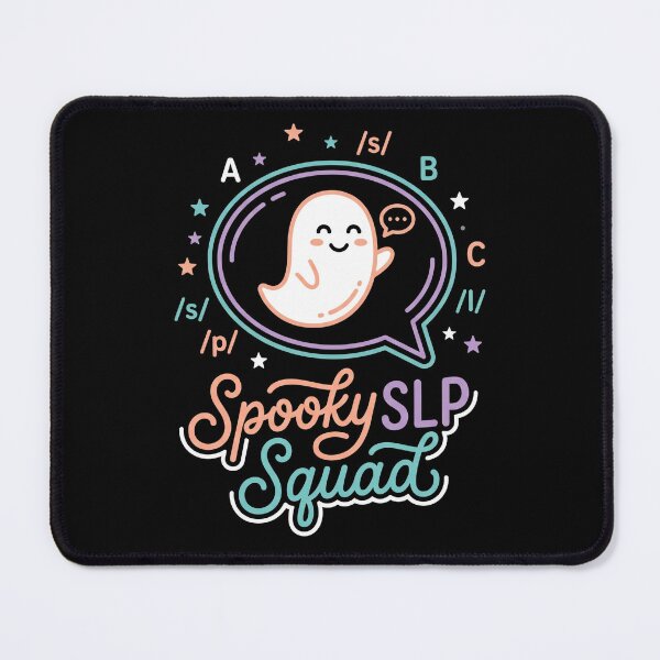 Item preview, Spooky SLP Squad Speech Language Pathologist Ghost Halloween designed and sold by TeNovaStudio ⭐⭐⭐⭐⭐.