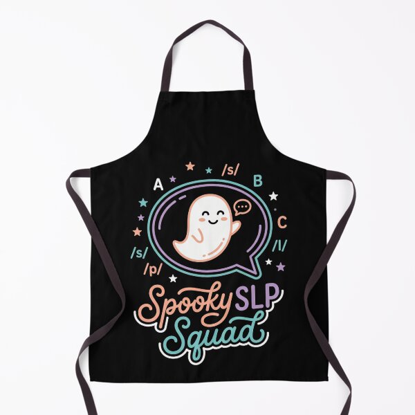 Item preview, Spooky SLP Squad Speech Language Pathologist Ghost Halloween designed and sold by TeNovaStudio ⭐⭐⭐⭐⭐.