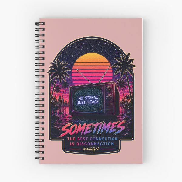 Item preview, No Signal Just Peace – Retro Digital Detox designed and sold by WakeUpByLP.