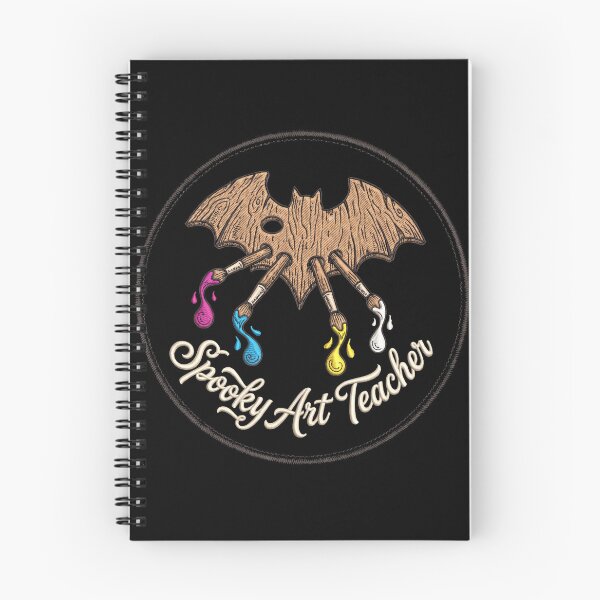 Item preview, Spooky Art Teacher Bat Wooden Paint Palette Brushes Halloween designed and sold by TeNovaStudio ⭐⭐⭐⭐⭐.