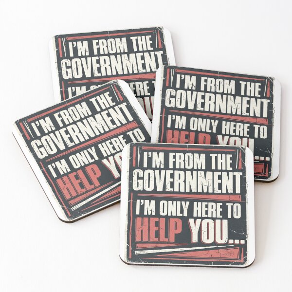Item preview, I’m From The Government – Funny Statement T-Shirt designed and sold by WonderWaresGifts.