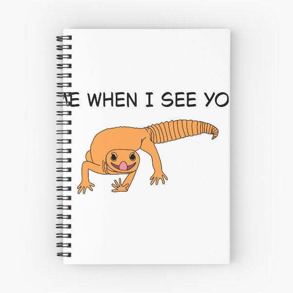 Item preview, "Me When I See You" Funny Leopard Gecko Meme designed and sold by SlimyFish.