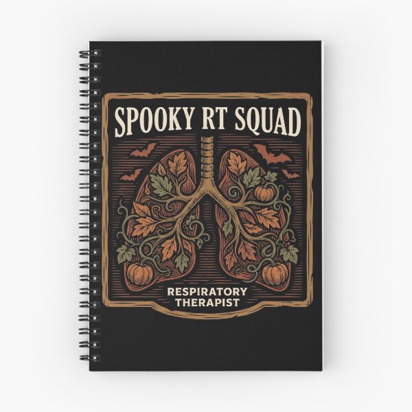 Item preview, Spooky RT Squad Respiratory Therapist Autumn Lungs Halloween designed and sold by TeNovaStudio ⭐⭐⭐⭐⭐.