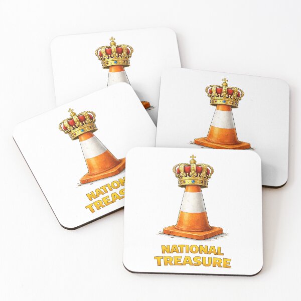 Item preview, National Treasure Funny Traffic Cone Crown Humor Design. designed and sold by The-T-In-Retro.