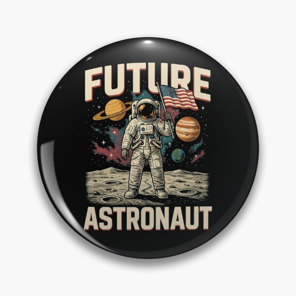 Item preview, Kids Future Astronaut Man On The Moon Astronomy Gift designed and sold by Dabbing Turtle Designs.