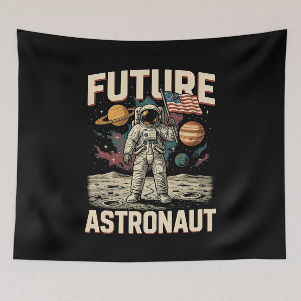 Item preview, Kids Future Astronaut Man On The Moon Astronomy Gift designed and sold by Dabbing Turtle Designs.