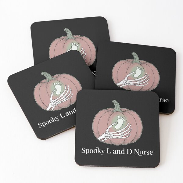 Item preview, Spooky L And D Nurse Labor Delivery Halloween Pumpkin Skeleton designed and sold by TeNovaStudio ⭐⭐⭐⭐⭐.
