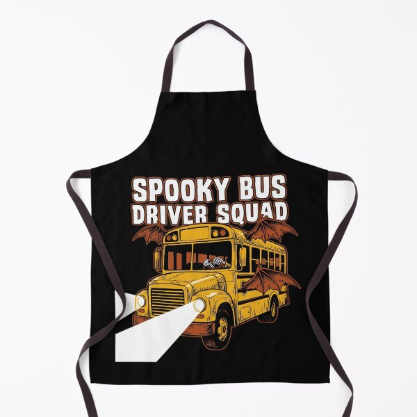 Item preview, Spooky Bus Driver Squad Skeleton Bat Wings Halloween School Bus designed and sold by TeNovaStudio ⭐⭐⭐⭐⭐.