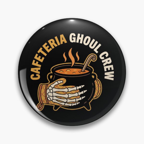 Item preview, Cafeteria Ghoul Crew Halloween Lunch Lady Skeleton Cauldron designed and sold by TeNovaStudio ⭐⭐⭐⭐⭐.