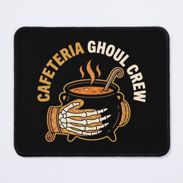 Item preview, Cafeteria Ghoul Crew Halloween Lunch Lady Skeleton Cauldron designed and sold by TeNovaStudio ⭐⭐⭐⭐⭐.