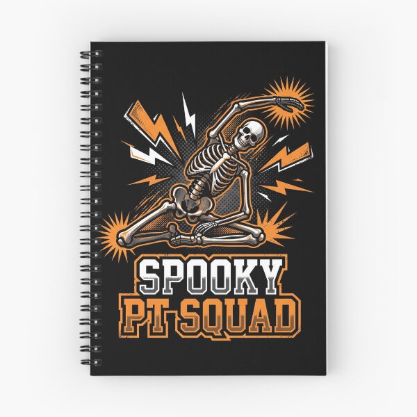 Item preview, Spooky PT Squad Physical Therapy Halloween Stretching Skeleton designed and sold by TeNovaStudio ⭐⭐⭐⭐⭐.