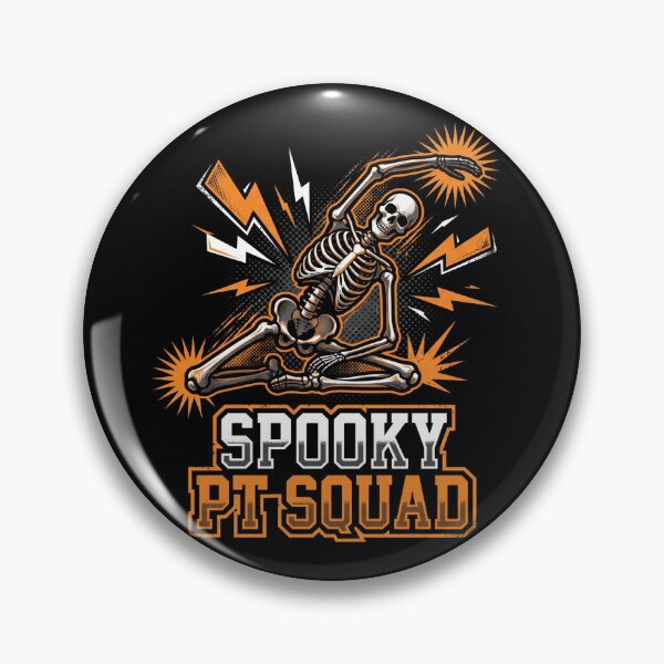Item preview, Spooky PT Squad Physical Therapy Halloween Stretching Skeleton designed and sold by TeNovaStudio ⭐⭐⭐⭐⭐.