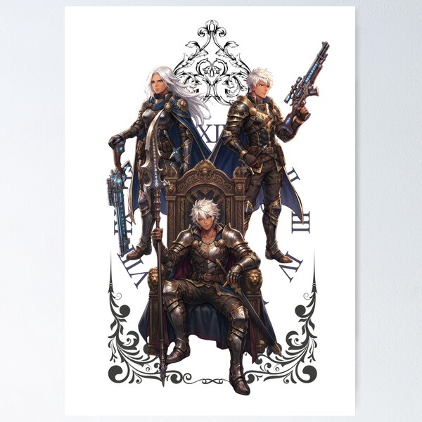 Item preview, king aura and his loyal guards designed and sold by Crimsonmerchant.