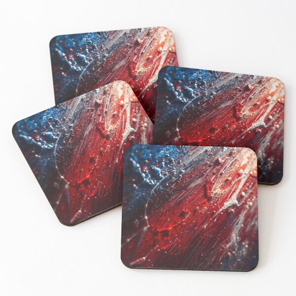 Item preview, Red White and Blue Impasto Oil Paint Macro designed and sold by Harmonic_Layers.