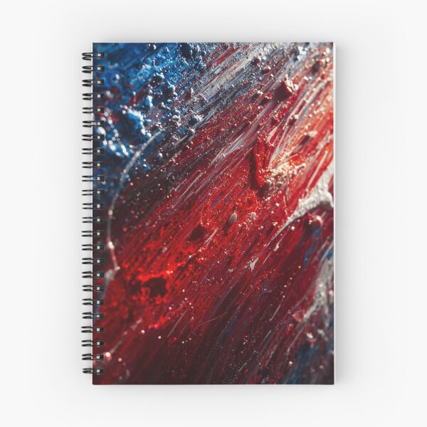 Item preview, Red White and Blue Impasto Oil Paint Macro designed and sold by Harmonic_Layers.