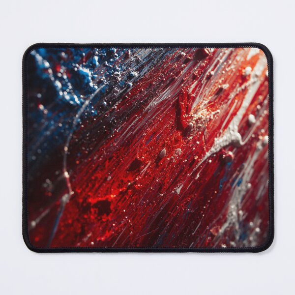 Item preview, Red White and Blue Impasto Oil Paint Macro designed and sold by Harmonic_Layers.