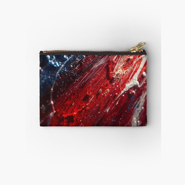 Item preview, Red White and Blue Impasto Oil Paint Macro designed and sold by Harmonic_Layers.