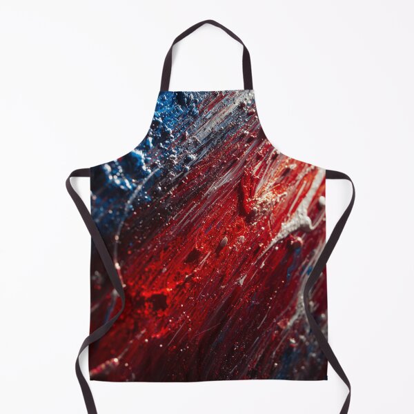 Item preview, Red White and Blue Impasto Oil Paint Macro designed and sold by Harmonic_Layers.