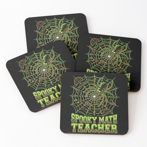 Item preview, Spooky Math Teacher Spider Geometry Formulas Halloween Classroom designed and sold by TeNovaStudio ⭐⭐⭐⭐⭐.