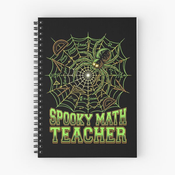 Item preview, Spooky Math Teacher Spider Geometry Formulas Halloween Classroom designed and sold by TeNovaStudio.