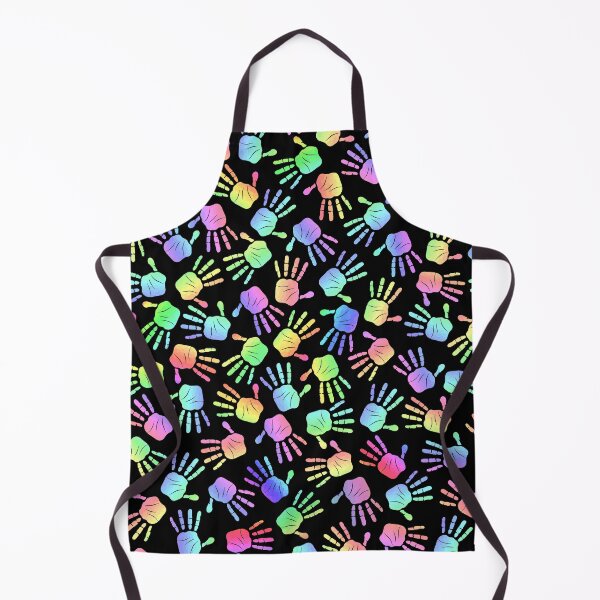 Item preview, Colorful Hand Prints Pattern designed and sold by Sartoris Art.