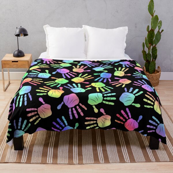 Item preview, Colorful Hand Prints Pattern designed and sold by Sartoris Art.