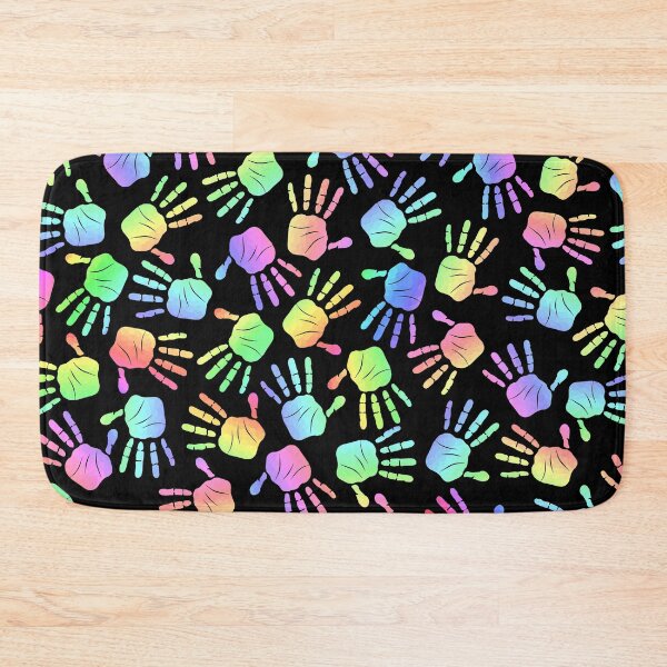 Item preview, Colorful Hand Prints Pattern designed and sold by Sartoris Art.