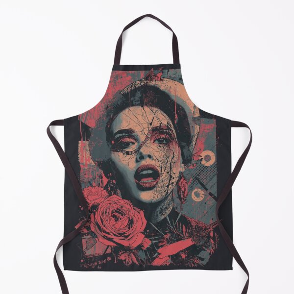 Item preview, Gothic Dark Romance Woman Portrait Rose Art designed and sold by ERODED SELF.