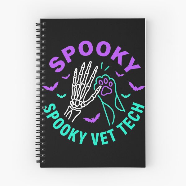 Item preview, Spooky Vet Tech Veterinary Halloween Skeleton High Five Paw designed and sold by TeNovaStudio ⭐⭐⭐⭐⭐.