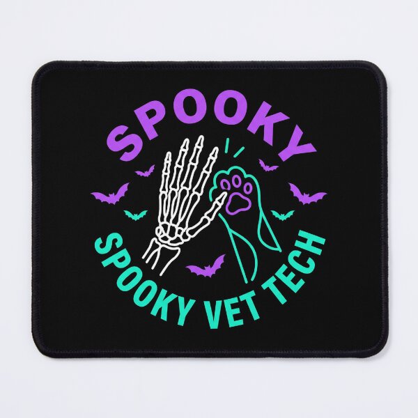Item preview, Spooky Vet Tech Veterinary Halloween Skeleton High Five Paw designed and sold by TeNovaStudio ⭐⭐⭐⭐⭐.