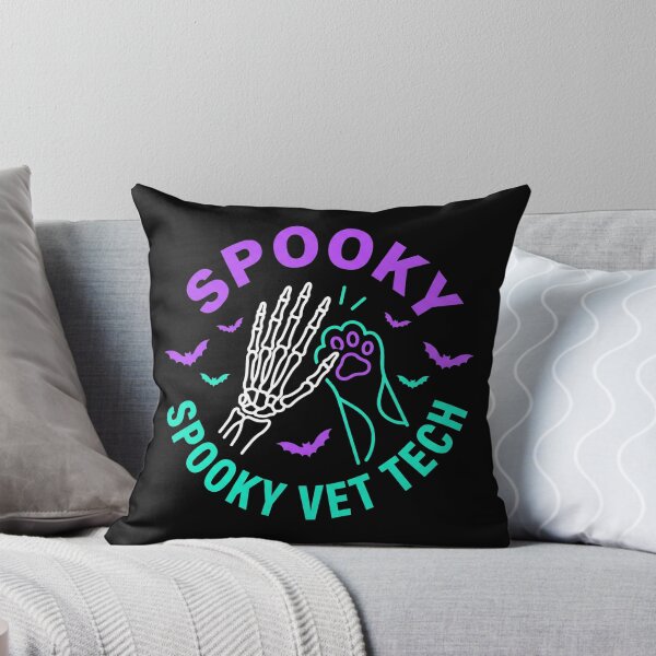 Item preview, Spooky Vet Tech Veterinary Halloween Skeleton High Five Paw designed and sold by TeNovaStudio ⭐⭐⭐⭐⭐.