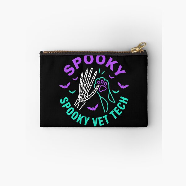 Item preview, Spooky Vet Tech Veterinary Halloween Skeleton High Five Paw designed and sold by TeNovaStudio ⭐⭐⭐⭐⭐.