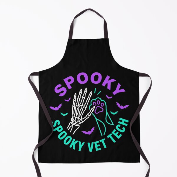 Item preview, Spooky Vet Tech Veterinary Halloween Skeleton High Five Paw designed and sold by TeNovaStudio ⭐⭐⭐⭐⭐.