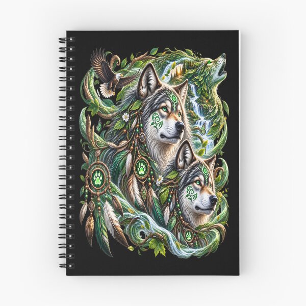 Item preview, Nature Wolves – Guardians of the Enchanted Wild designed and sold by TroviTutto.