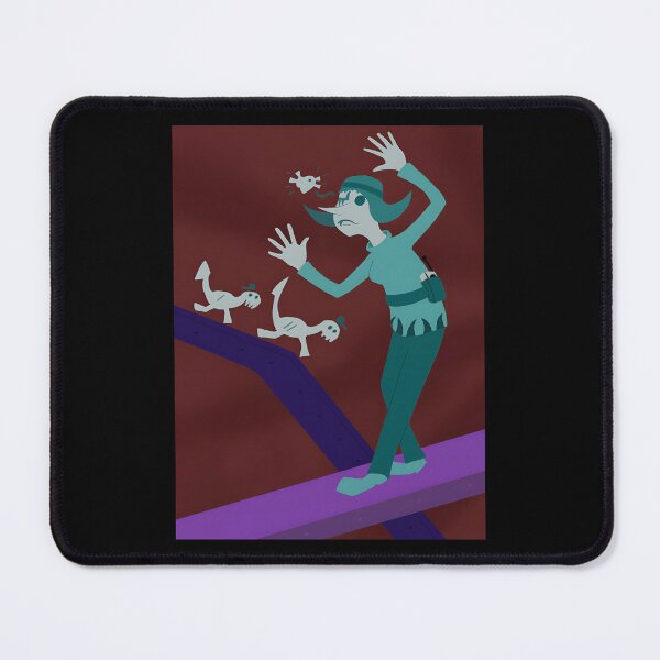 Item preview, Quirky Cartoon Character on a Purple Beam designed and sold by Catsi-Nook-Art.