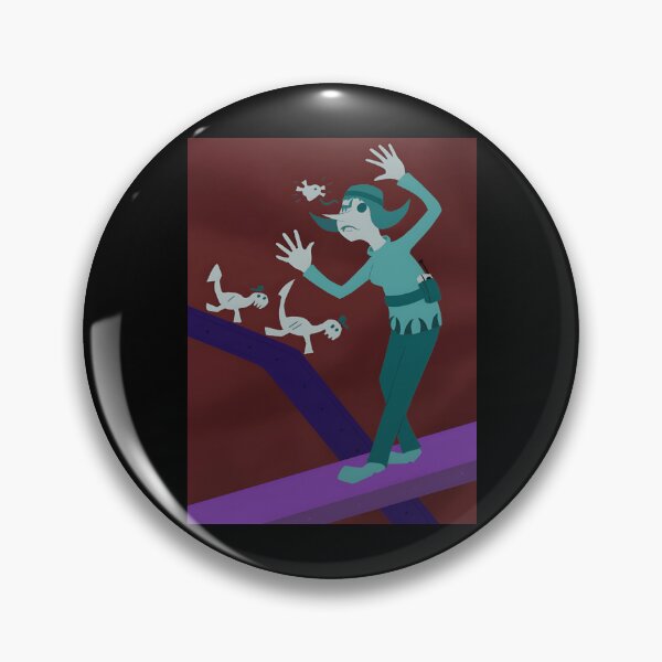 Item preview, Quirky Cartoon Character on a Purple Beam designed and sold by Catsi-Nook-Art.
