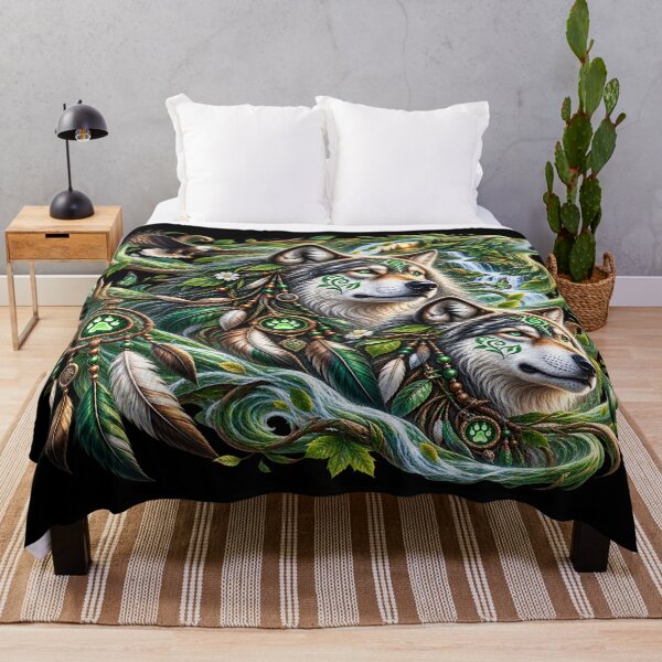 Item preview, Nature Wolves – Guardians of the Enchanted Wild designed and sold by TroviTutto.