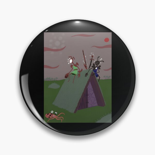 Item preview, Whimsical Ant Adventure Scene designed and sold by Catsi-Nook-Art.