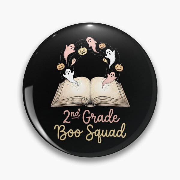 Item preview, 2nd Grade Boo Squad Cute Ghosts Open Book Halloween Teacher designed and sold by TeNovaStudio ⭐⭐⭐⭐⭐.