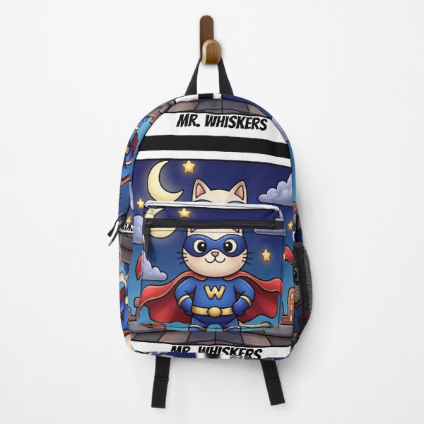 Item preview, Mr. William T. Whiskers - Cute Superhero Cat Children's Art designed and sold by ScenicRoute66.