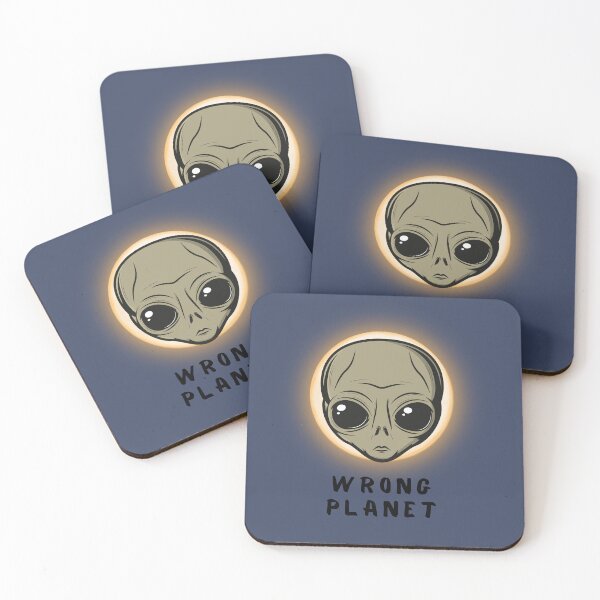 Item preview, Wrong Planet Funny Alien Design designed and sold by AhmadAnnaPrints.