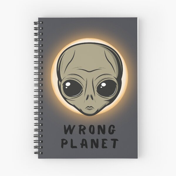 Item preview, Wrong Planet Funny Alien Design designed and sold by AhmadAnnaPrints.