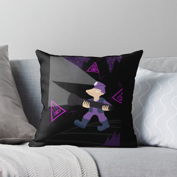 Item preview, Adventurous Miner with Flashlight in Dark Cavern designed and sold by Catsi-Nook-Art.