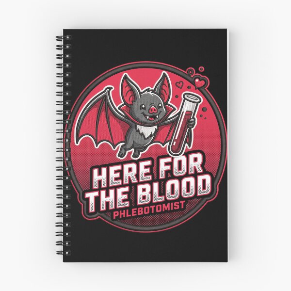 Item preview, Here For The Blood Phlebotomist Vampire Bat Test Tube Halloween designed and sold by TeNovaStudio ⭐⭐⭐⭐⭐.