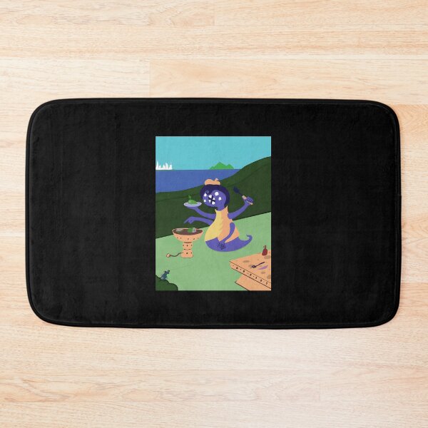 Item preview, Whimsical Creature Preparing Gourmet Dish designed and sold by Catsi-Nook-Art.