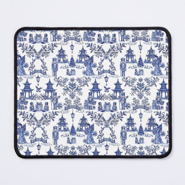 Item preview, Blue and White Christmas Chinoiserie designed and sold by Miller Designs Print & Pattern.