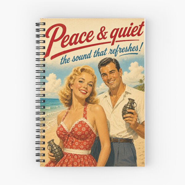 Item preview, Peace And Quiet The Sound That Refreshes Vintage Poster designed and sold by obstinator.