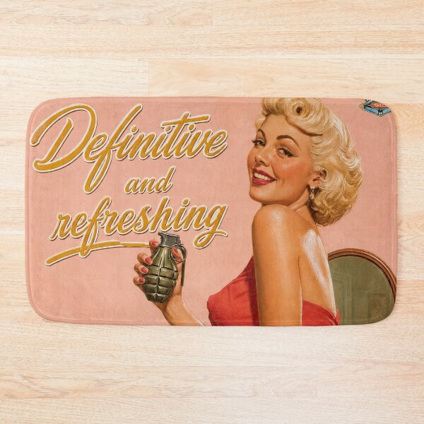 Item preview, Definitive And Refreshing Vintage Grenade Pin Up Poster designed and sold by obstinator.