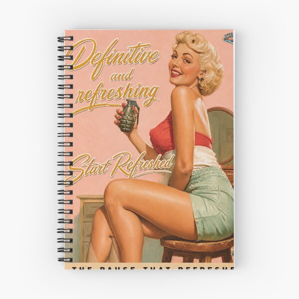 Item preview, Definitive And Refreshing Vintage Grenade Pin Up Poster designed and sold by obstinator.